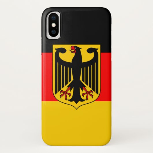 Duitse vlag Case-Mate iPhone case (Achterkant)