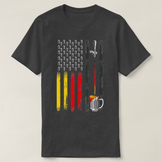 Duitse vlag, conceptbier, Duitse bier - 1 T-shirt (Design voorkant)