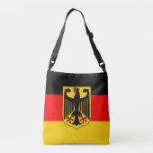 Duitse vlag crossbody tas (Achterkant)