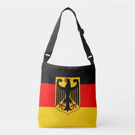 Duitse vlag crossbody tas (Voorkant)