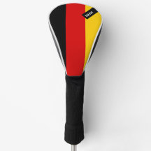 Duitse vlag - Custom Golf Club Head Hoesje