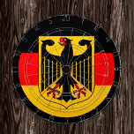 Duitse vlag/dartboard/Duitsland/spelraad Dartbord<br><div class="desc">Dartboard: duitse en Duitse vlagdonkere spelen,  familiefoontjes - hou van mijn land,  zomerspelen,  vakantie,  vaders dag,  verjaardagsfeest,  universiteitsstudenten/sportfans</div>