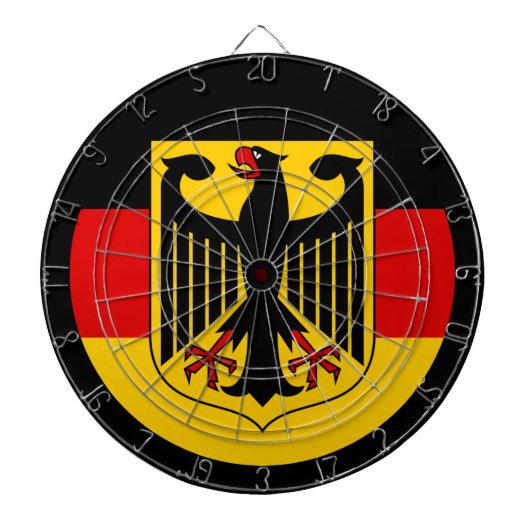 Duitse vlag/dartboard/Duitsland/spelraad Dartbord (Voorkant)