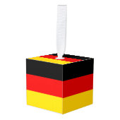 Duitse vlag decoratie (Voorkant hoekig)