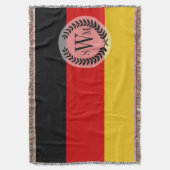 Duitse vlag deken (Voorkant Verticaal)
