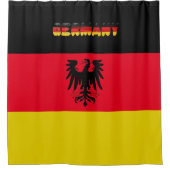 Duitse vlag douchegordijn (Voorkant)