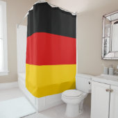 Duitse vlag douchegordijn (In situ)