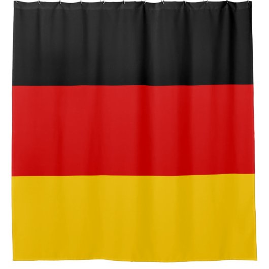Duitse vlag douchegordijn (Voorkant)