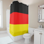 Duitse vlag douchegordijn (In situ)