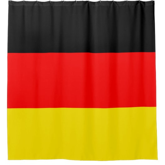 Duitse vlag douchegordijn (Voorkant)