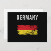 Duitse vlag - Duitse vlag Briefkaart (Voorkant / Achterkant)