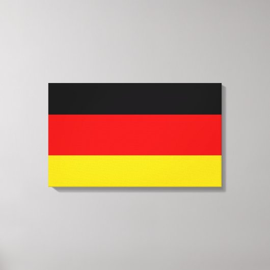 Duitse vlag (Duitsland) Canvas Afdruk (Voorkant)