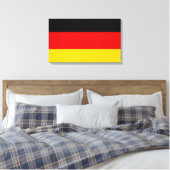 Duitse vlag (Duitsland) Canvas Afdruk (Insitu (Slaapkamer))