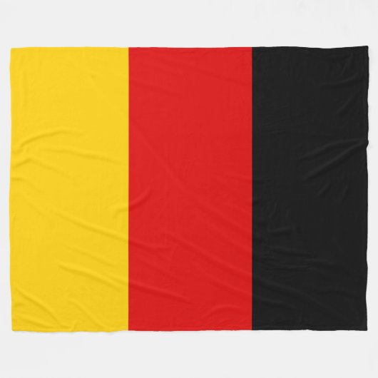 Duitse vlag — Duitsland Fleece Deken (Voorkant (Horizontaal))