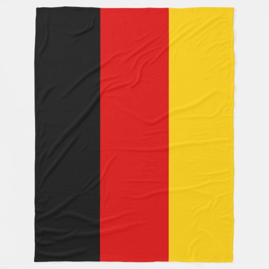 Duitse vlag (Duitsland) Fleece Deken (Voorkant)