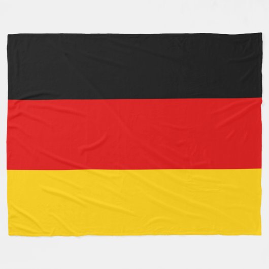 Duitse vlag — Duitsland Fleece Deken (Voorkant (Horizontaal))