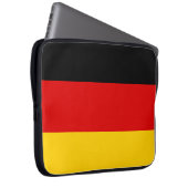 Duitse vlag (Duitsland) Laptop Sleeve (Voorkant Rechts)