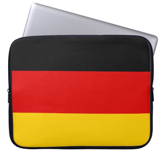 Duitse vlag (Duitsland) Laptop Sleeve (Voorkant)