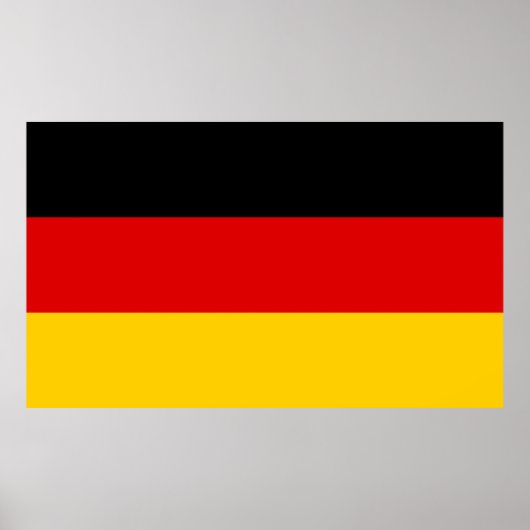 Duitse vlag (Duitsland) Poster (Voorkant)
