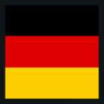 Duitse vlag — Duitsland Poster<br><div class="desc">De vlag van Duitsland of Deutschland is een driehoekig geheel bestaande uit drie gelijke horizontale banden met de nationale kleuren zwart,  rood en goud in Duitsland. #germany #german #deutschland #berlin #patriotic #flag</div>