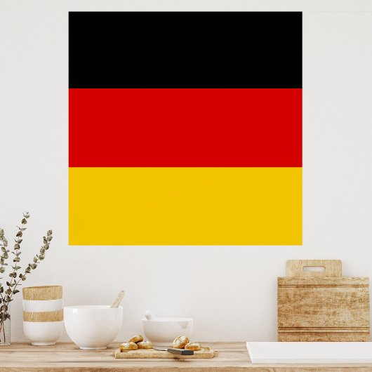 Duitse vlag — Duitsland Poster (Keuken)