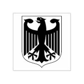 Duitse vlag, Duitsland, rood, goud, zwart Rubberstempel (Afrduk)