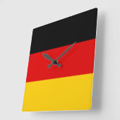 Duitse vlag — Duitsland Vierkante Klok (Hoek)
