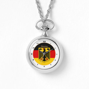 Duitse vlag, Eagle & Duitsland mode / design horlo Horloge