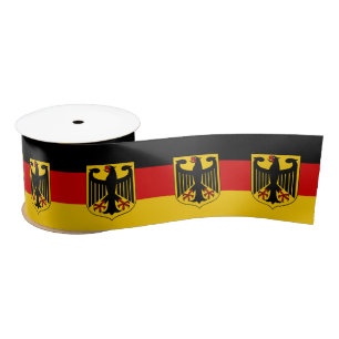 Duitse vlag & Eagle Duitsland: reizen, vakantie/sp Satijnen Lint