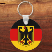 Duitse vlag & Eagle Emblem, Duitsland / sportfan