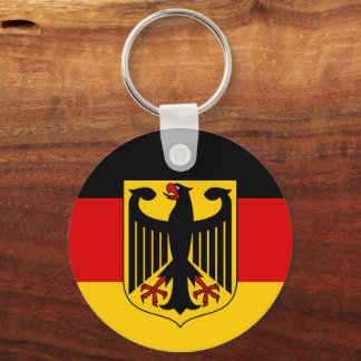 Duitse vlag & Eagle Emblem, Duitsland / sportfan Sleutelhanger