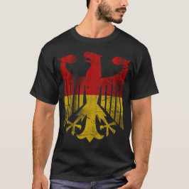 Duitse vlag Eagle Fade T-shirt