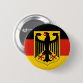 Duitse vlag Eagle Ronde Button 5,7 Cm (Voorkant /achterkant)