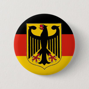 Duitse vlag Eagle Ronde Button 5,7 Cm
