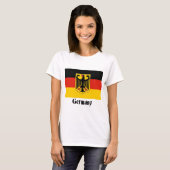 Duitse vlag Eagle T-shirt (Voorkant volledig)