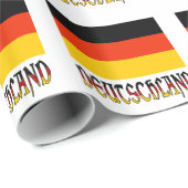 Duitse vlag en Deutschland Cadeaupapier (Rol Hoek)