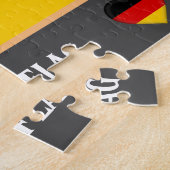 Duitse vlag en Duits land/Duitsland Legpuzzel (Zijkant)
