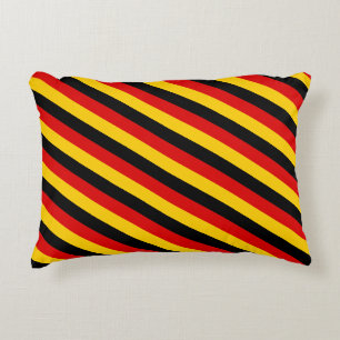 Duitse vlag en Duitsland reizen, vakantie- en spor Accent Kussen