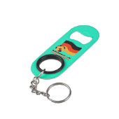 Duitse vlag en grijze Voetbal grens Mini Flessenopener (Achterkant Gekanteld)