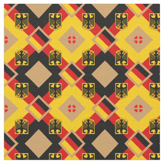 Duitse vlag en mode Trendy Fabric Stof (Close Up)