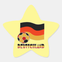 Duitse Vlag en Voetbal Grauwe Rand
