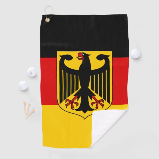Duitse vlag en wapenstilstand, Deutschland/sportfa Golfhanddoek (Insitu)
