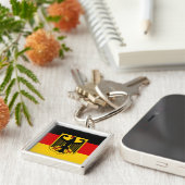 Duitse vlag en wapenstilstand, Deutschland/sportfa Sleutelhanger (Zijkant)