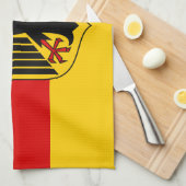 Duitse vlag en wapenstilstand, Deutschland/sportfa Theedoek (Quarter Fold)