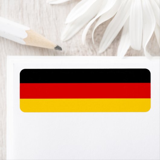 Duitse vlag etiket (Insitu)