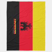 Duitse vlag fleece deken (Voorkant)