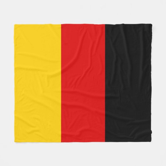 Duitse vlag fleece deken (Voorkant (Horizontaal))