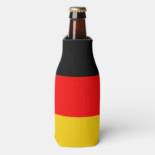 Duitse vlag flesjeskoeler (Fles Voorkant)