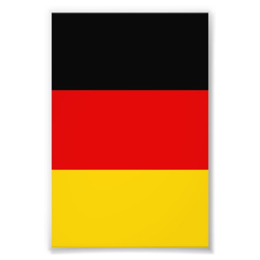 Duitse vlag foto afdruk (Voorkant)