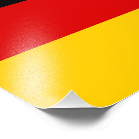 Duitse vlag foto afdruk (Hoek)